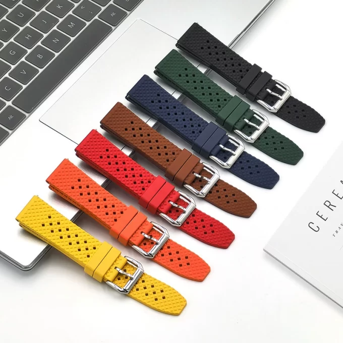 Smart Fluororubber Watch Strap