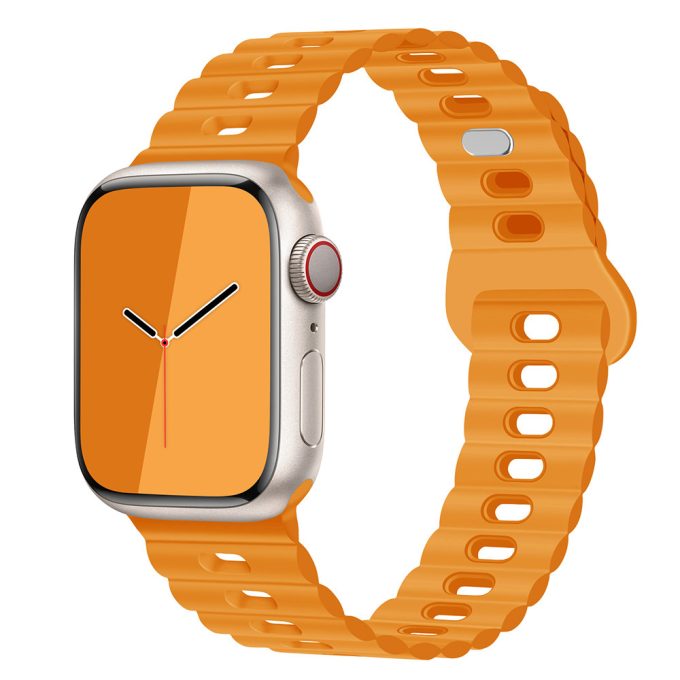 Applewatch 1-8 generation lightning buckle dual color breathable sports strap