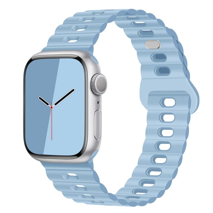 Applewatch 1-8 generation lightning buckle dual color breathable sports strap