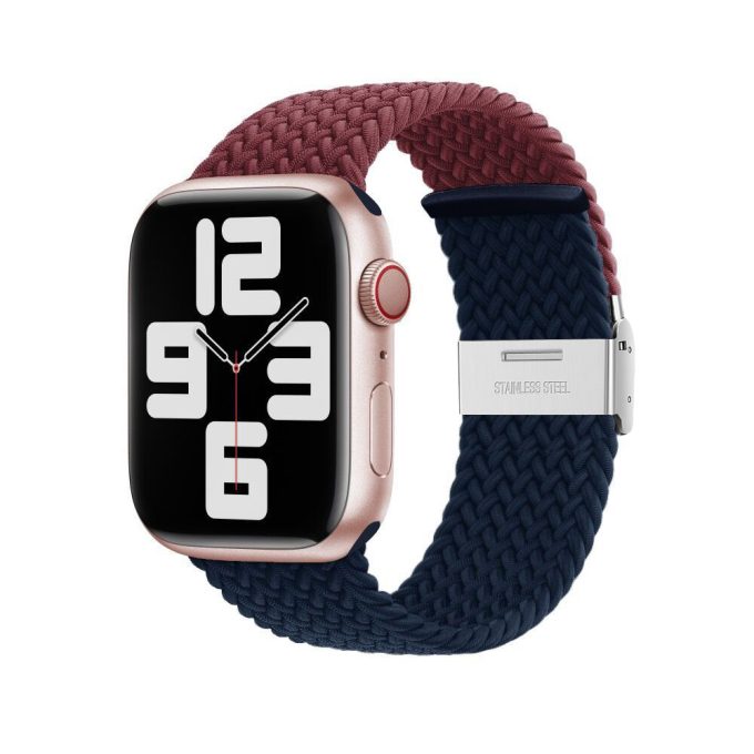 Elastic buckle adjustment color blocking smart strap