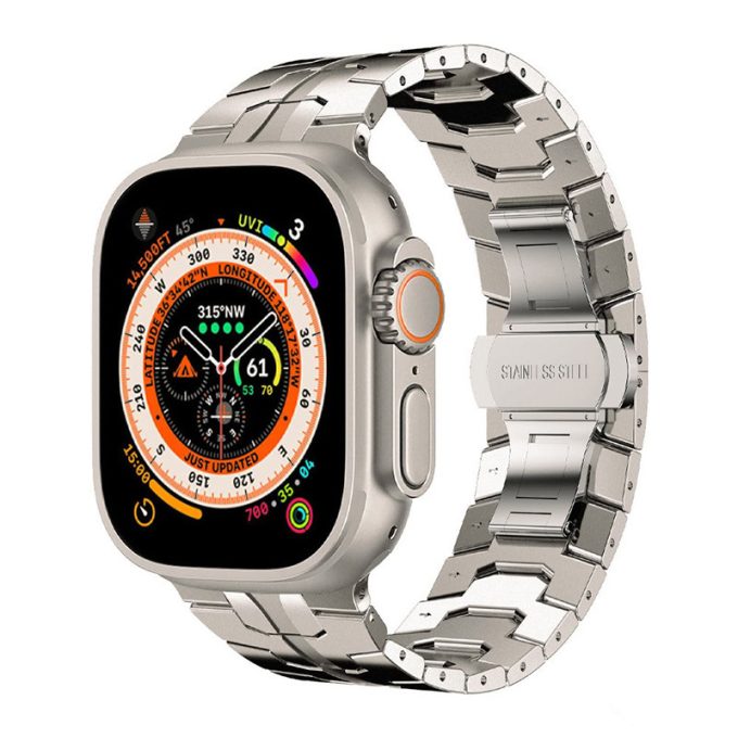 Suitable for Apple Watch 5/4/6/8/7 stainless steel strap