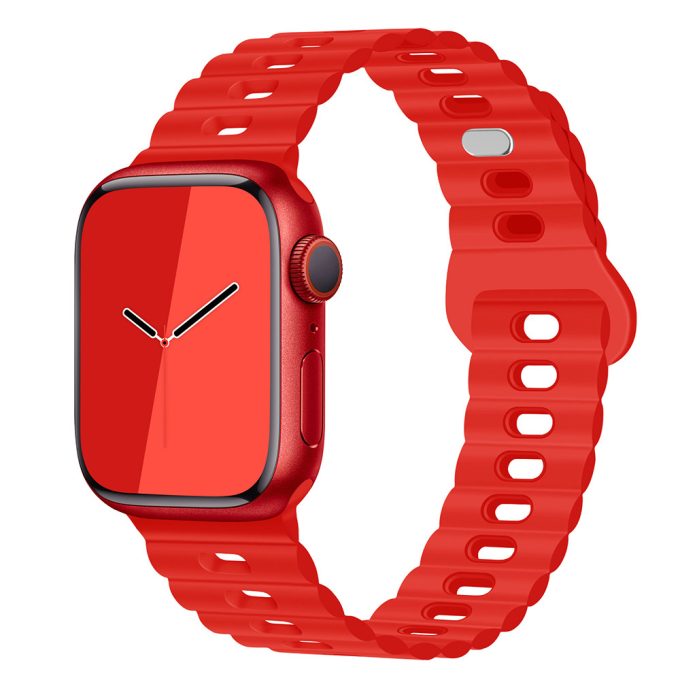 Applewatch 1-8 generation lightning buckle dual color breathable sports strap