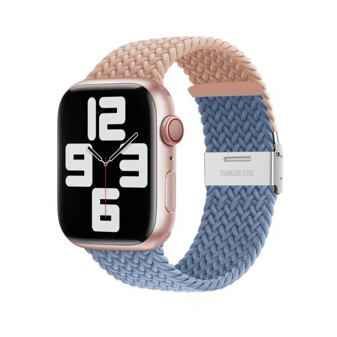 Elastic buckle adjustment color blocking smart strap