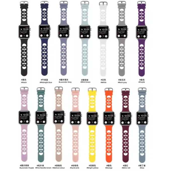 New circular hollow watch strap