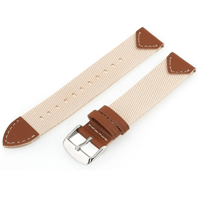 New leather strap 18mm saddle brown watch strap