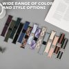 Nylon woven elastic parachute buckle rainbow watch strap