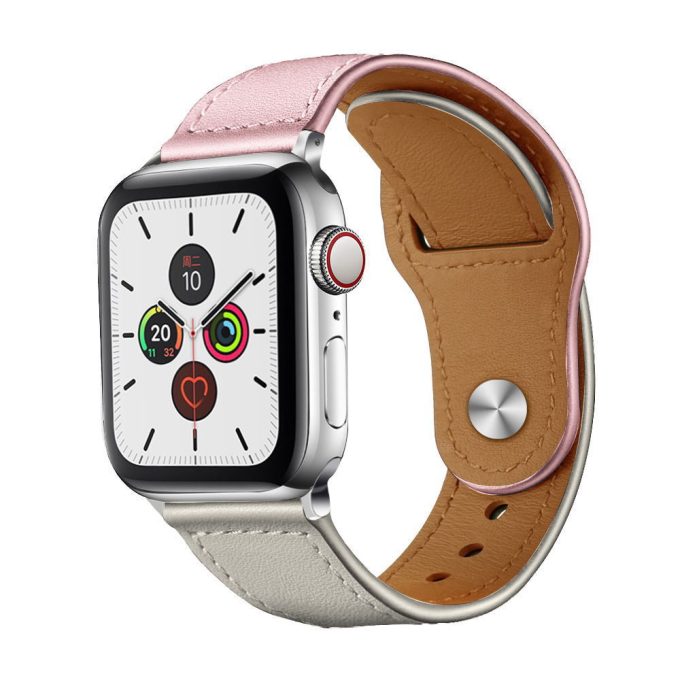Vintage Business Head layer Nail Buckle Apple Strap IWatch Leather Strap