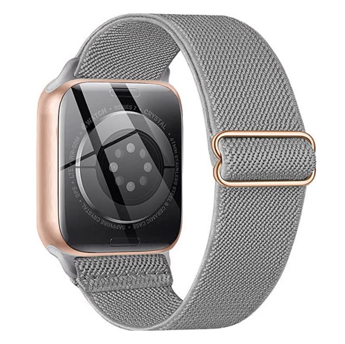 Double sided twill adjustable elastic single loop apple nylon woven strap