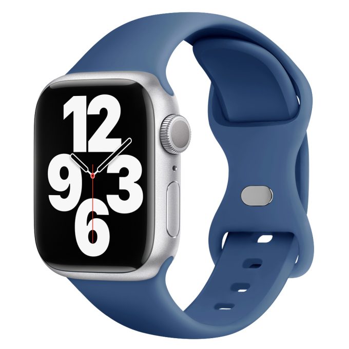 Sports silicone breathable butterfly buckle watch