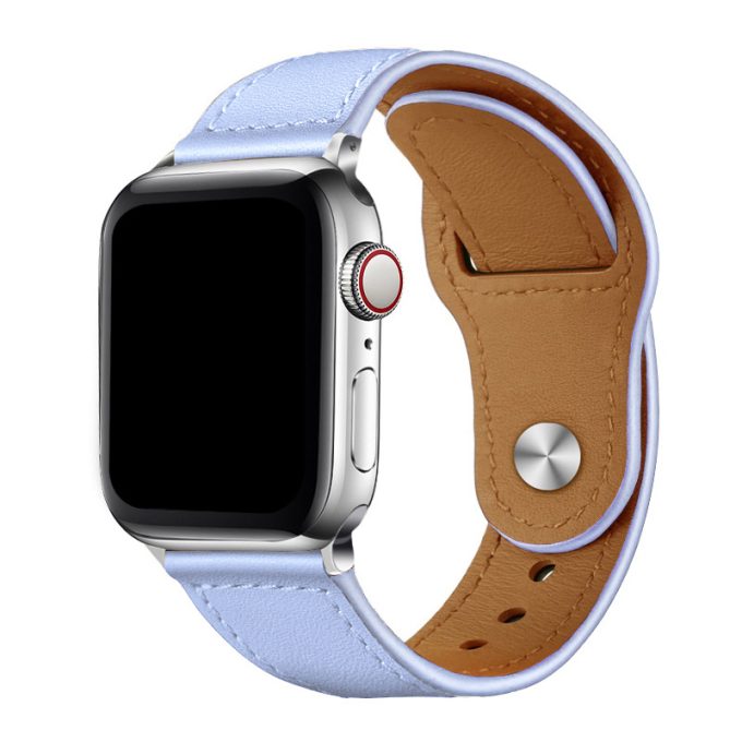 Vintage Business Head layer Nail Buckle Apple Strap IWatch Leather Strap