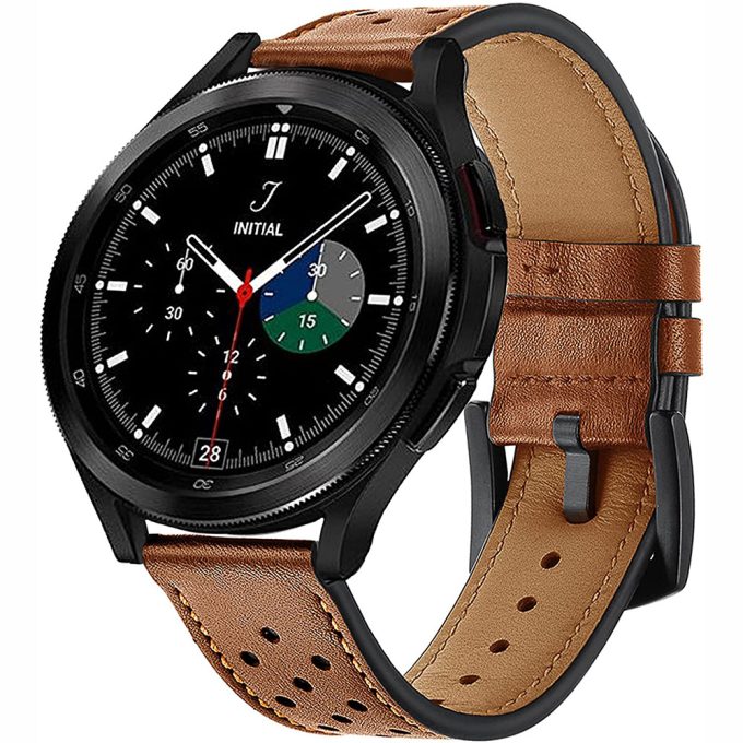 20/22mm perforated leather strap