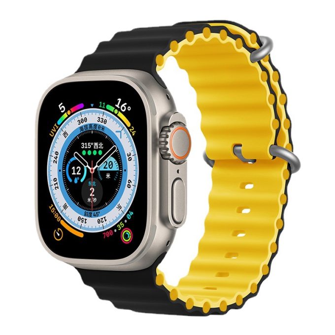 Sports Dual Color Silicone IWatch Strap