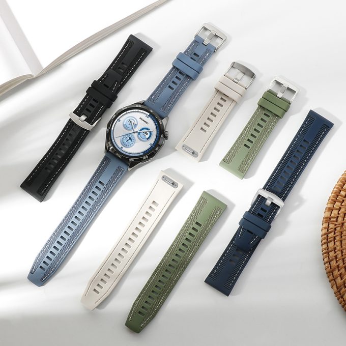 Silicone Watch Band WATCH Press on Genuine Leather Watch Band