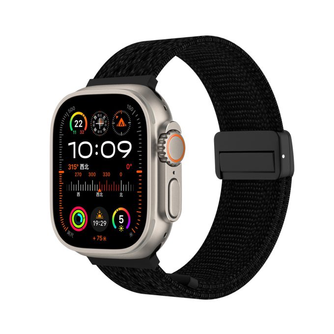 Suction buckle watch strap Apple double section watch strap