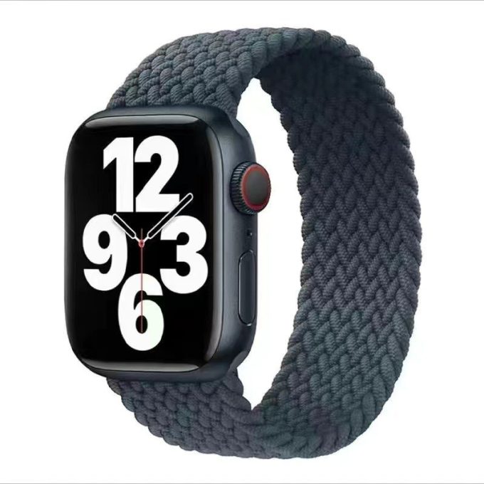 Colorful elastic woven smart watch strap