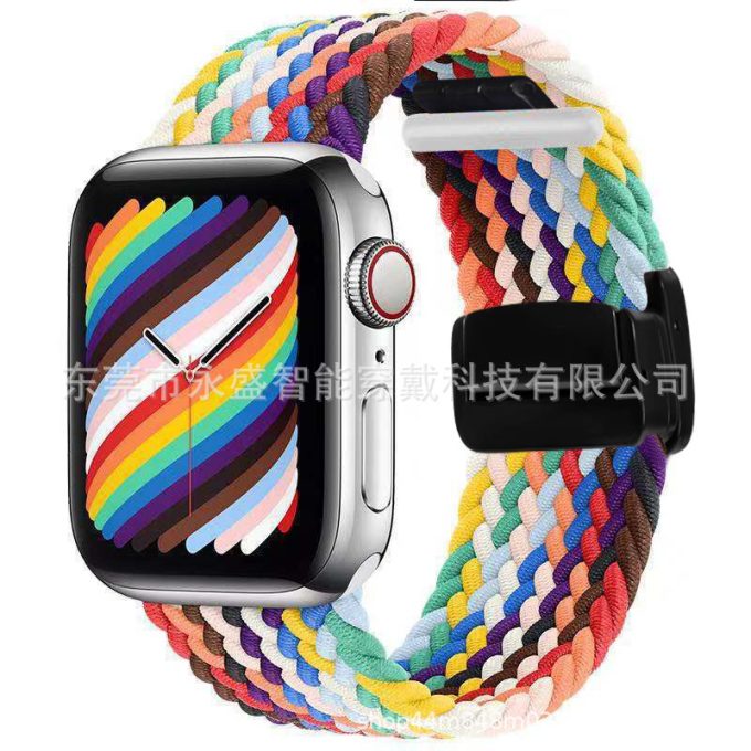 Magnetic folding buckle iwatch23456789 represents the strap