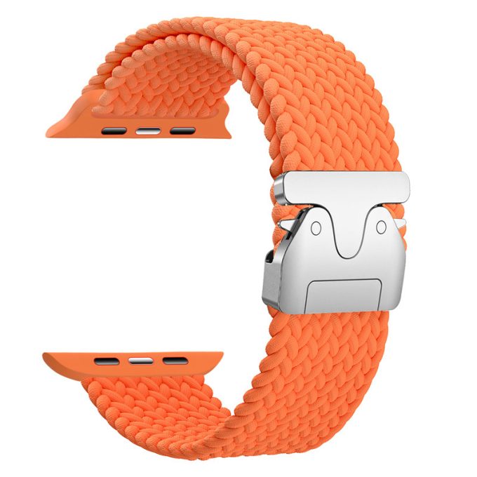 Nylon woven elastic parachute buckle rainbow watch strap
