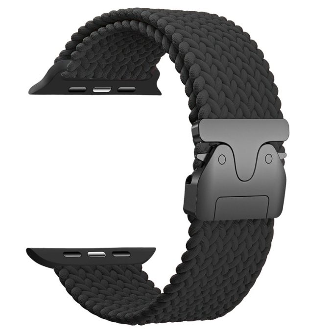 Nylon woven elastic parachute buckle rainbow watch strap