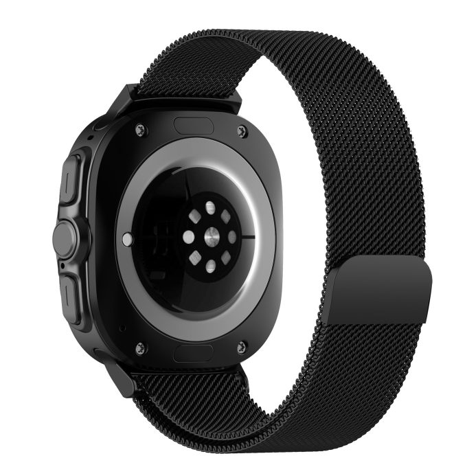 Magnetic Milanese Metal 47MM Stainless Steel Watch with Galaxy
