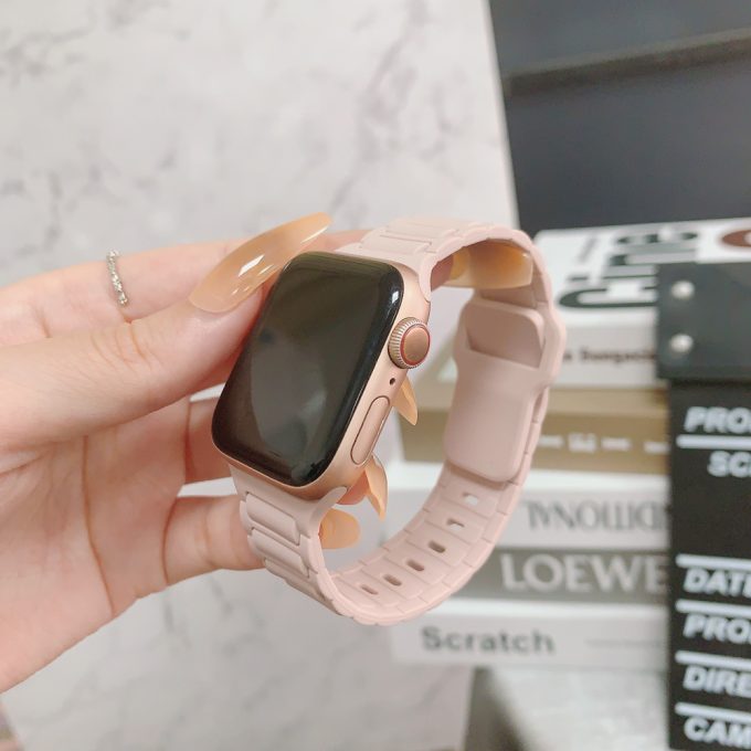 Silicone strap square buckle Apple watch sports wristband