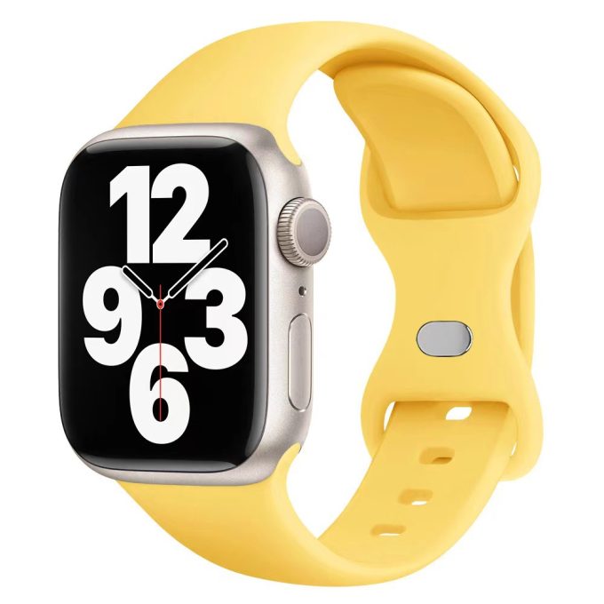 Sports silicone breathable butterfly buckle watch