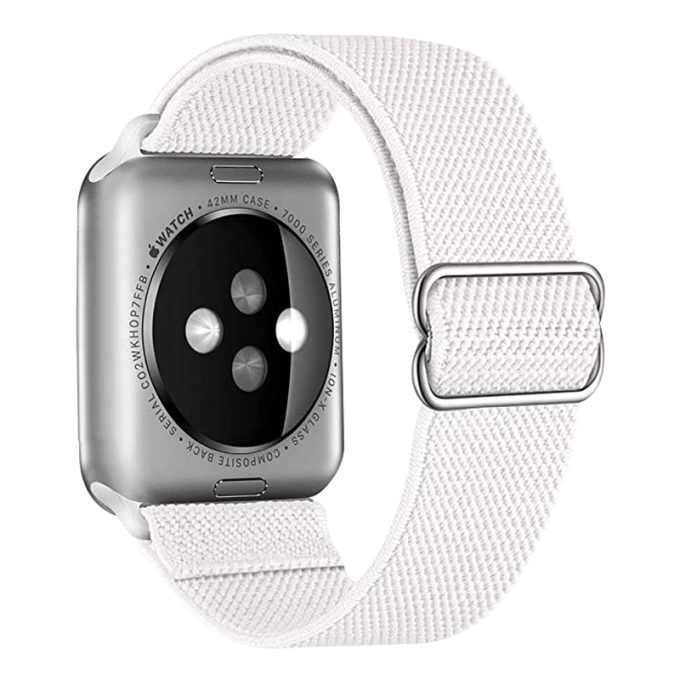 Double sided twill adjustable elastic single loop apple nylon woven strap