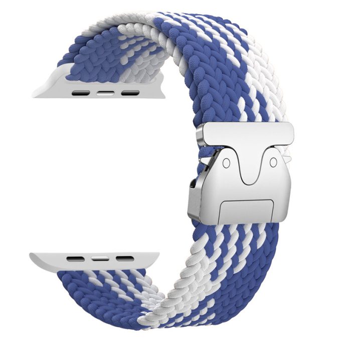 Nylon woven elastic parachute buckle rainbow watch strap