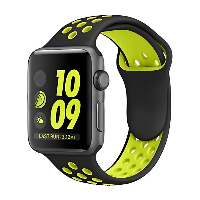 Reverse buckle breathable hole sports rainbow strap