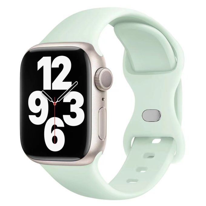 Sports silicone breathable butterfly buckle watch