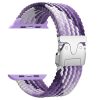 Nylon woven elastic parachute buckle rainbow watch strap