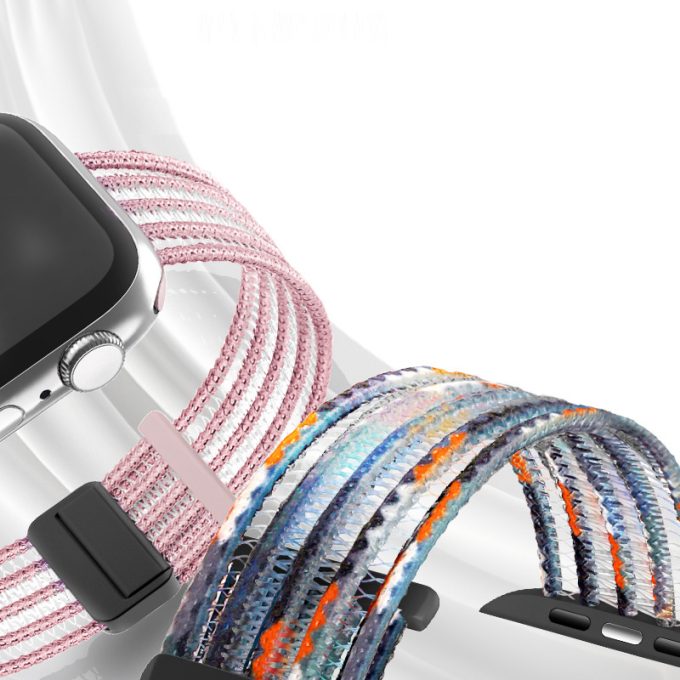 Suitable for Little Genius Samsung iWatch Nylon Universal Sliding Buckle Magnetic Strap