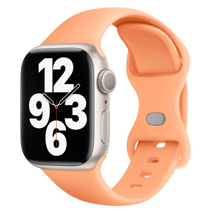 Sports silicone breathable butterfly buckle watch