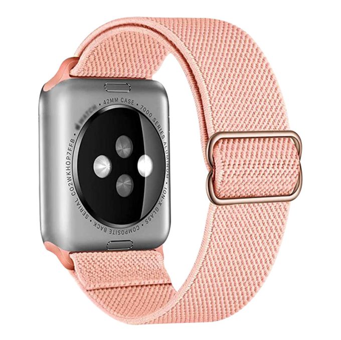 Double sided twill adjustable elastic single loop apple nylon woven strap