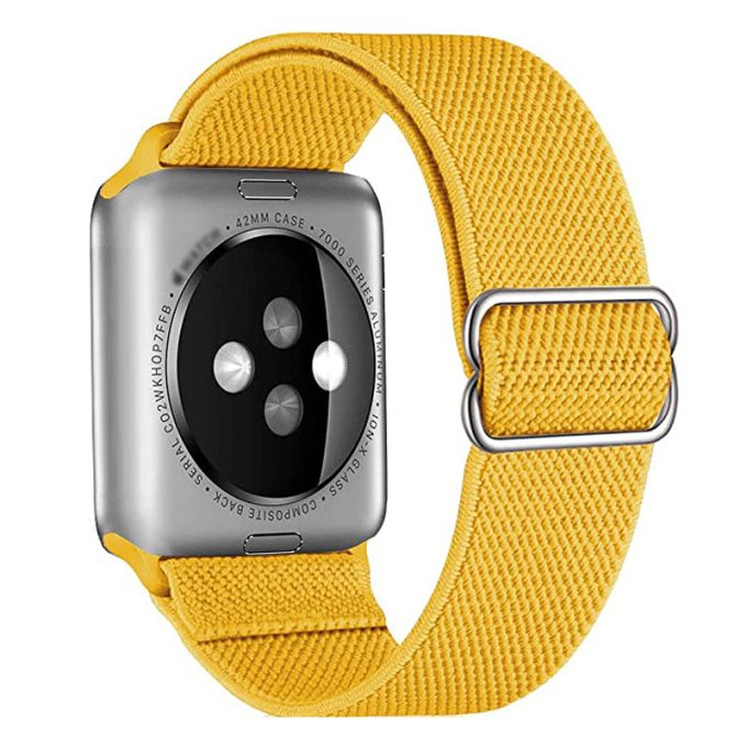 Double sided twill adjustable elastic single loop apple nylon woven strap