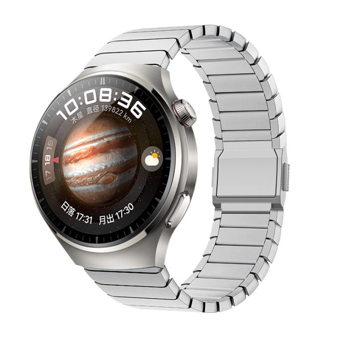Metal titanium alloy watch strap, one bead pure titanium magnetic buckle watch strap