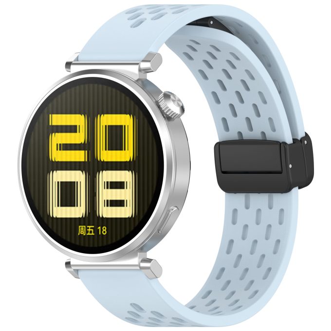 Magnetic Watch Band 18mm 19mm 20mm 22mm Quick Release Silicone Sport Straps