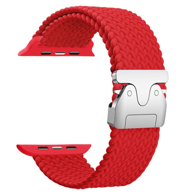 Nylon woven elastic parachute buckle rainbow watch strap