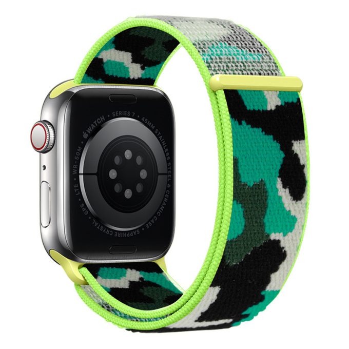 Suitable for Apple iWatch Nylon Loop Camouflage Strap