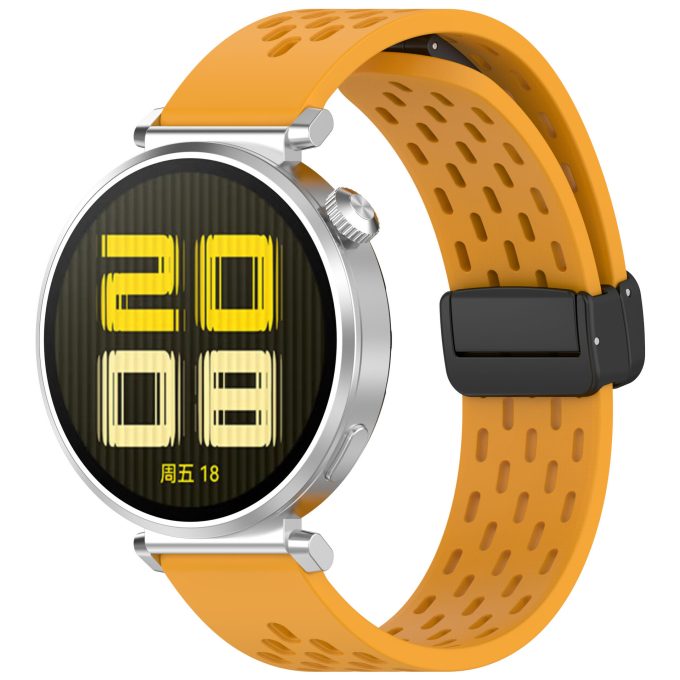 Magnetic Watch Band 18mm 19mm 20mm 22mm Quick Release Silicone Sport Straps