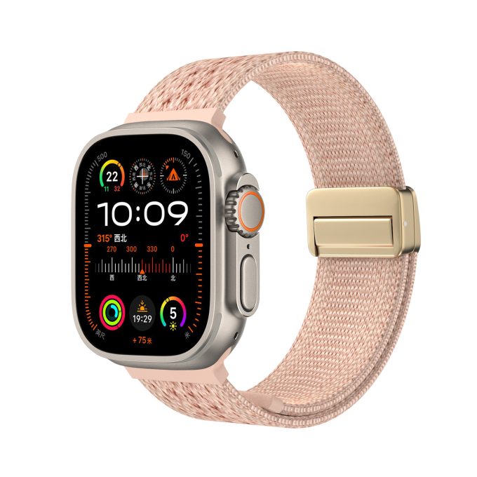 Suction buckle watch strap Apple double section watch strap