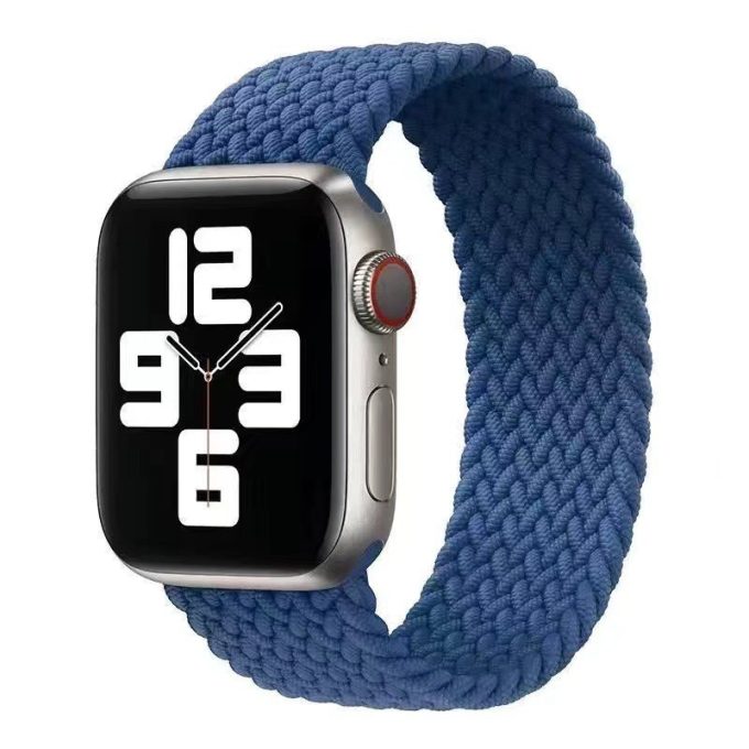 Colorful elastic woven smart watch strap