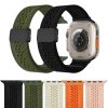 Suction buckle watch strap Apple double section watch strap