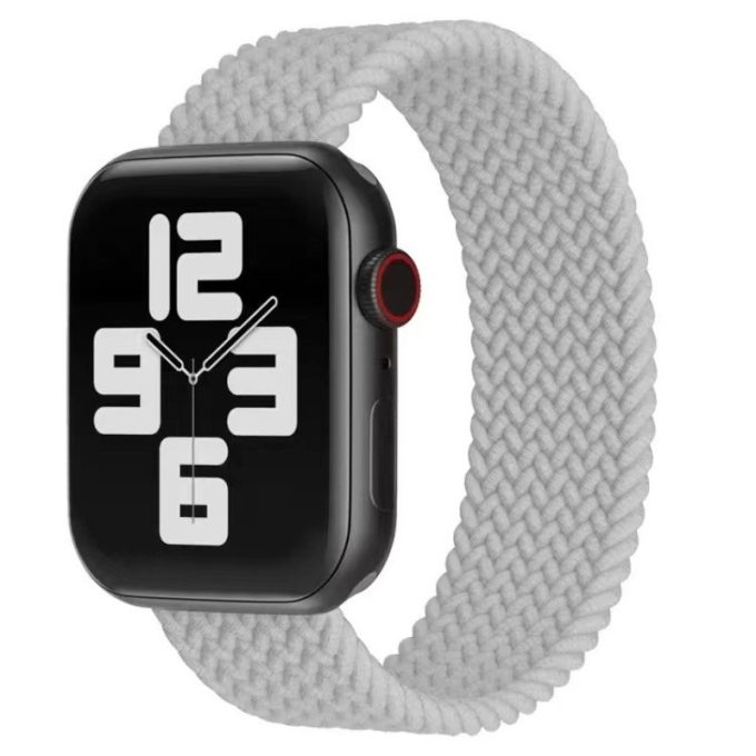 Colorful elastic woven smart watch strap
