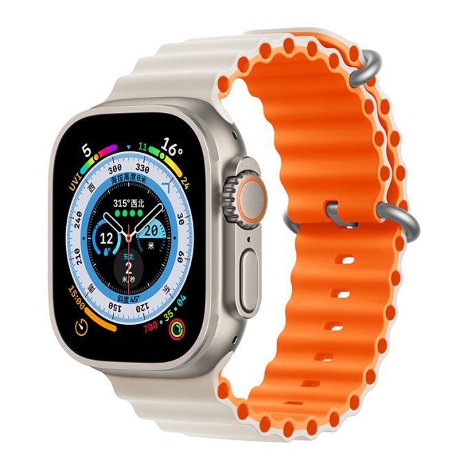Sports Dual Color Silicone IWatch Strap