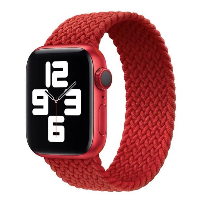 Colorful elastic woven smart watch strap