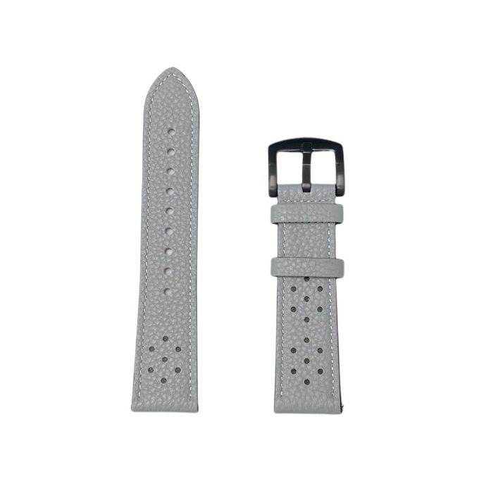 20mm/22mm perforated leather strap
