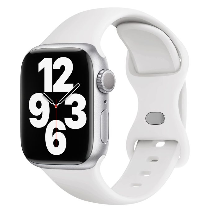Sports silicone breathable butterfly buckle watch