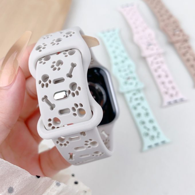 Dog Claw Bone Silicone Watch Strap