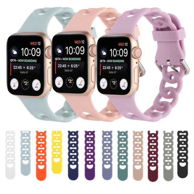 New circular hollow watch strap