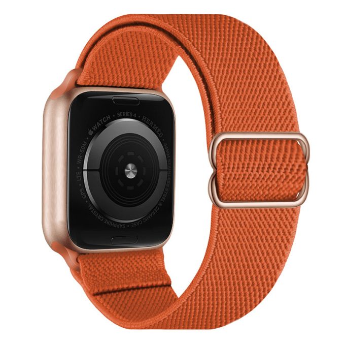 Double sided twill adjustable elastic single loop apple nylon woven strap